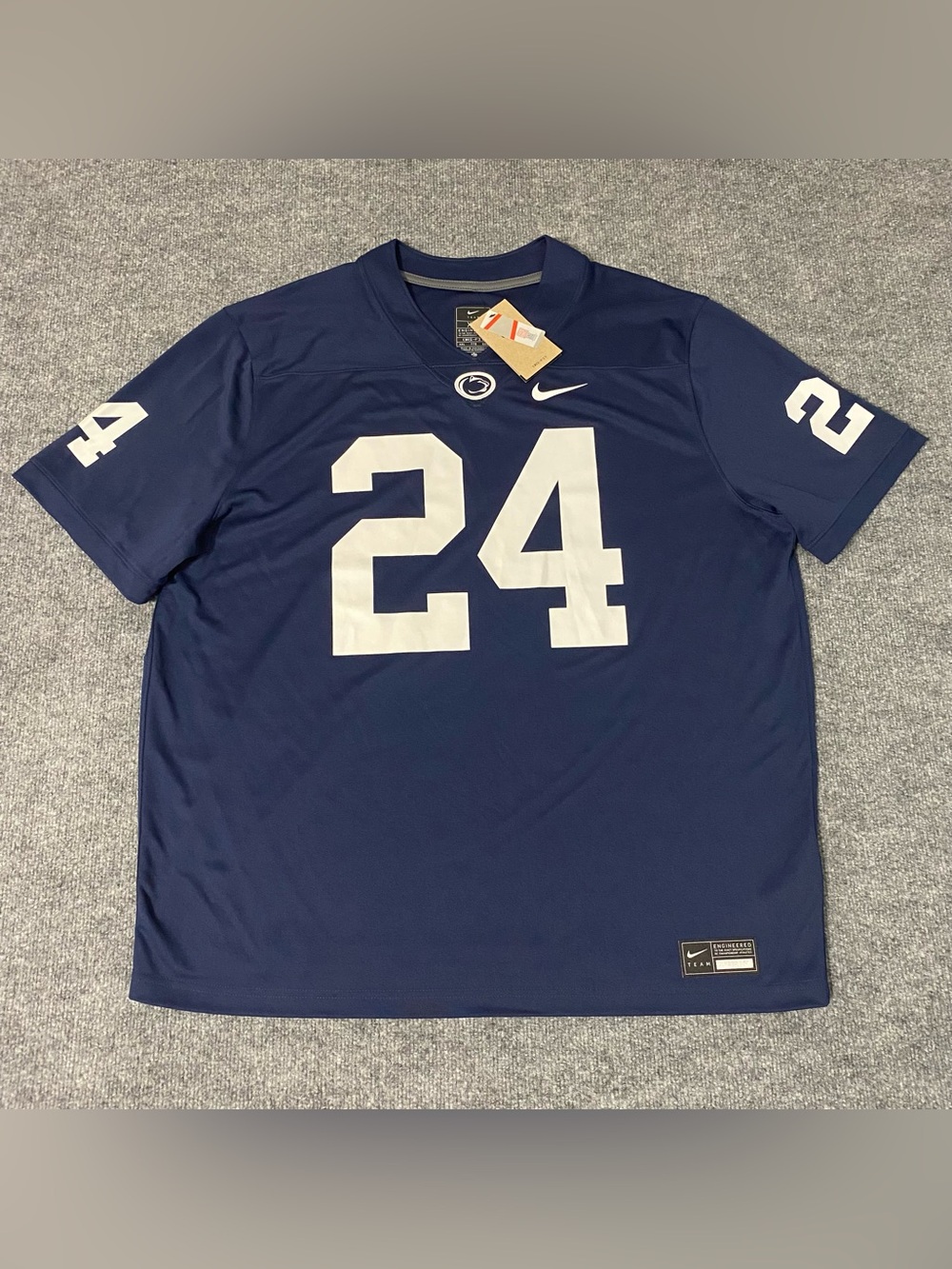 Nike Penn State Nittany Lions Mens 2XL Navy White Football Jersey NWT